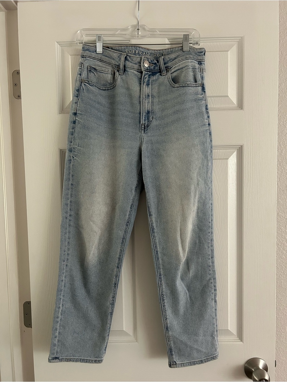 American Eagle Outfitters Light Blue Straight Leg Jeans